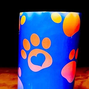 Sublimated paw cup